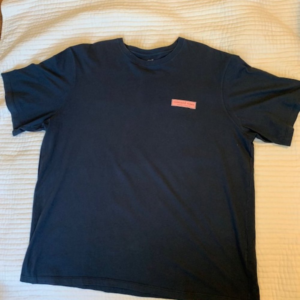 Mens Navy Blue Vineyard Vine T-shirt-XXL